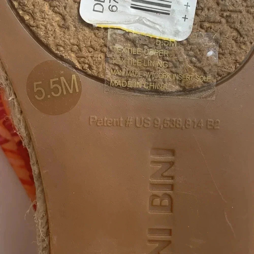 Gianni Bini Knot Espadrilles Wedge Women’s Sandals Sz 5.5 New - Picture 7 of 11